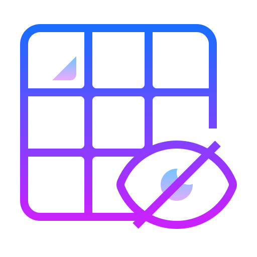 hide grid hires